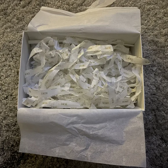 Empty Christian Dior Box Storage